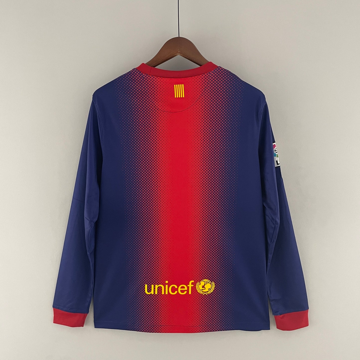 Retro Long Sleeve Barcelona 12/13 Home