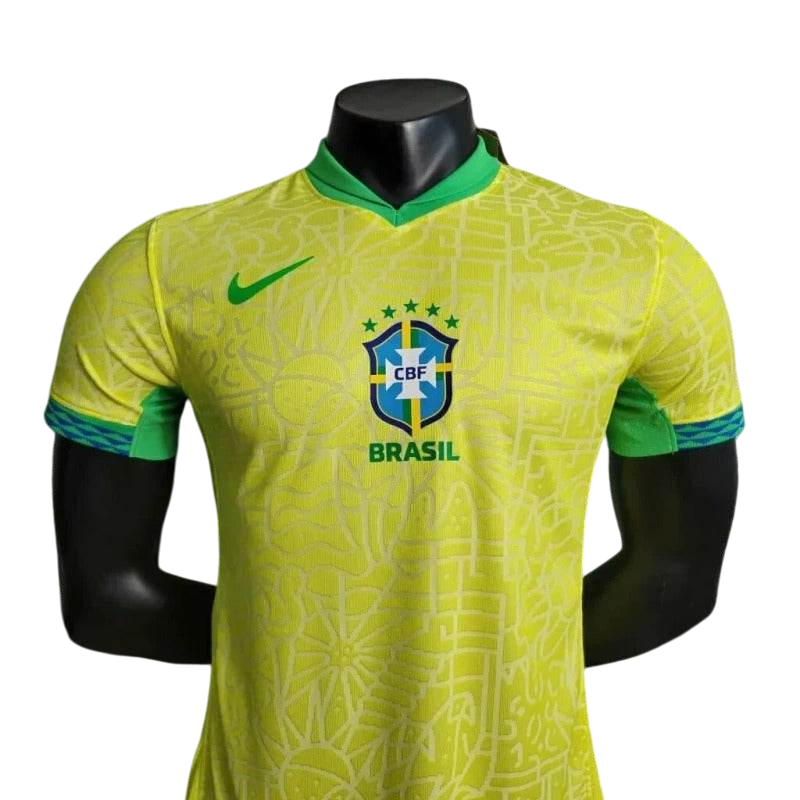Player Version Brazil 2024 Copa Home Authentic Jersey - ZHÓRN