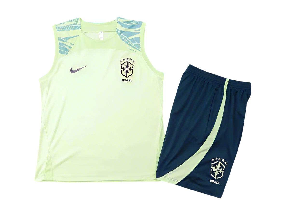 Brazil 23/24 Sleeveless Jersey and Shorts Set D890 - ZHÓRN