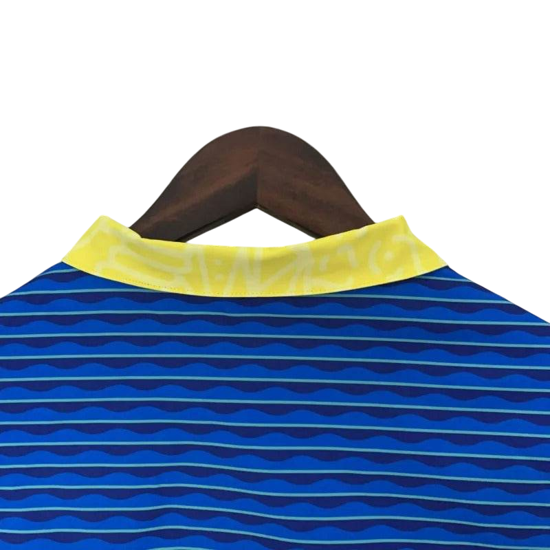 Brazil 23/24 Windbreaker Jacket - Reversible (Yellow and Blue) - ZHÓRN
