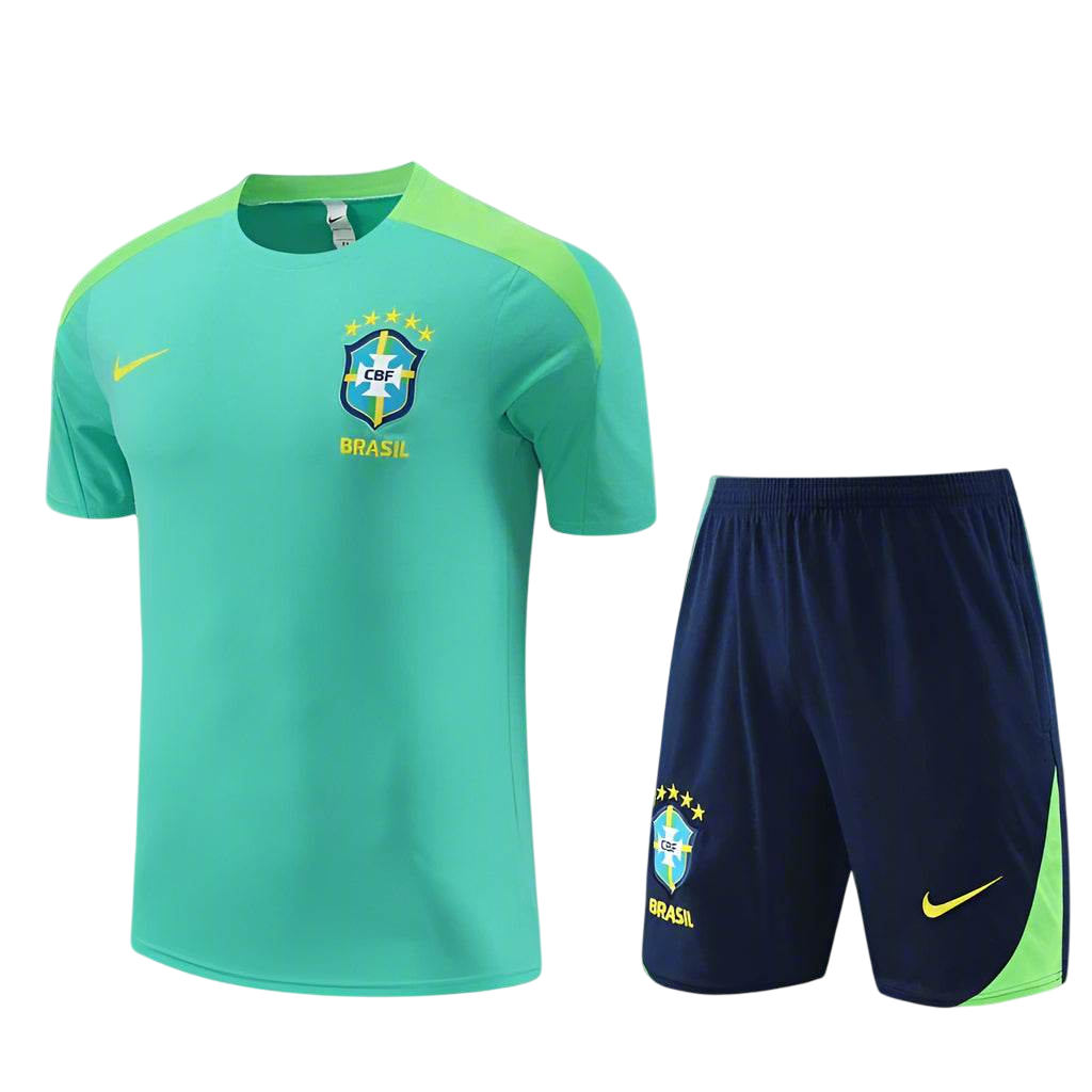 Brazil 2024/25 Training Kids Jersey+Short 14001 - ZHÓRN