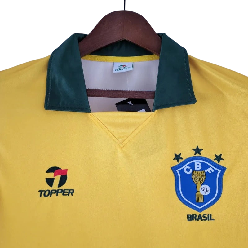 Brazil 1988/1991 Home Retro Jersey