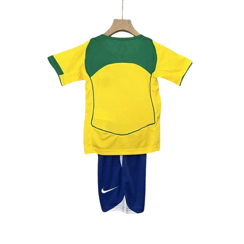 Kids Brazil 2004/2006 Home Retro Kit - ZHÓRN