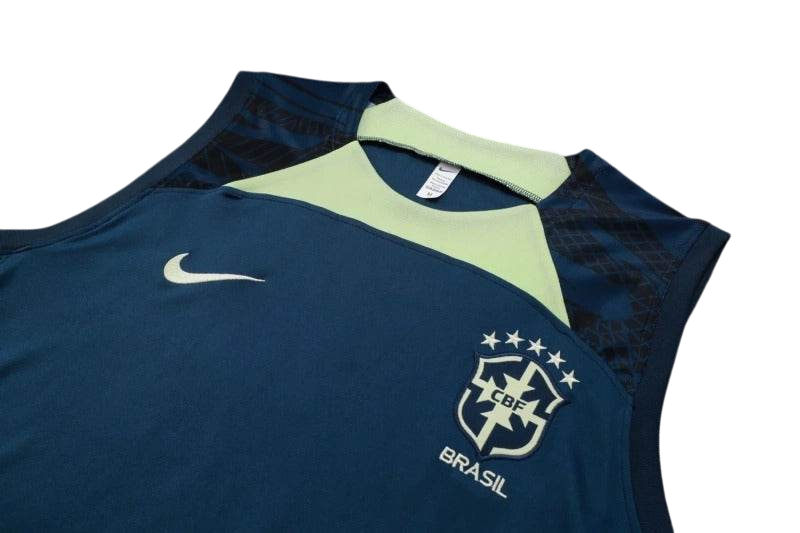 Brazil 23/24 Sleeveless Jersey and Shorts Set D887 - ZHÓRN