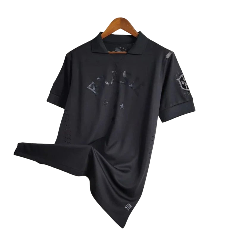 Brazil 2013/2014 All Black Third Retro Jersey