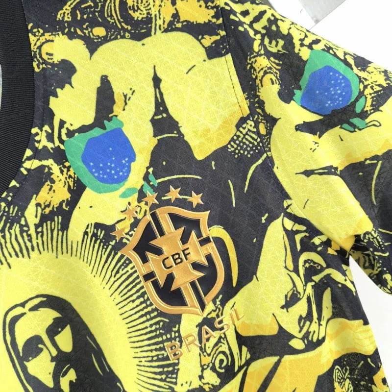 2024-25 Brazil Special Black Soccer Jersey - ZHÓRN