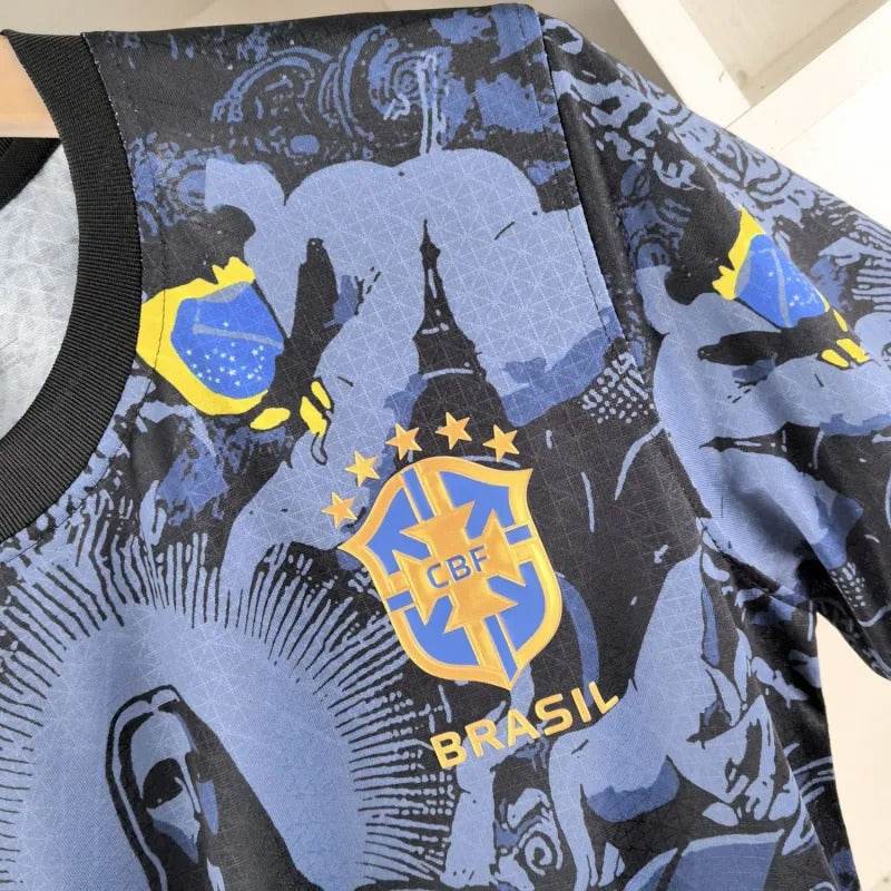 2024-25 Brazil Special Black Soccer Jersey - ZHÓRN