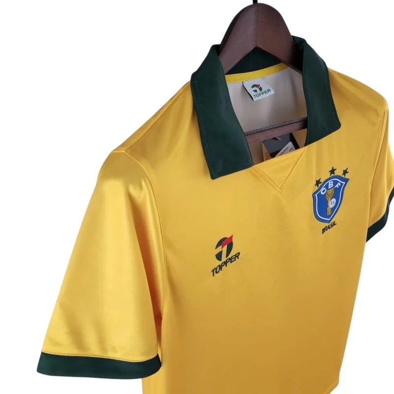 Brazil 1988/1991 Home Retro Jersey