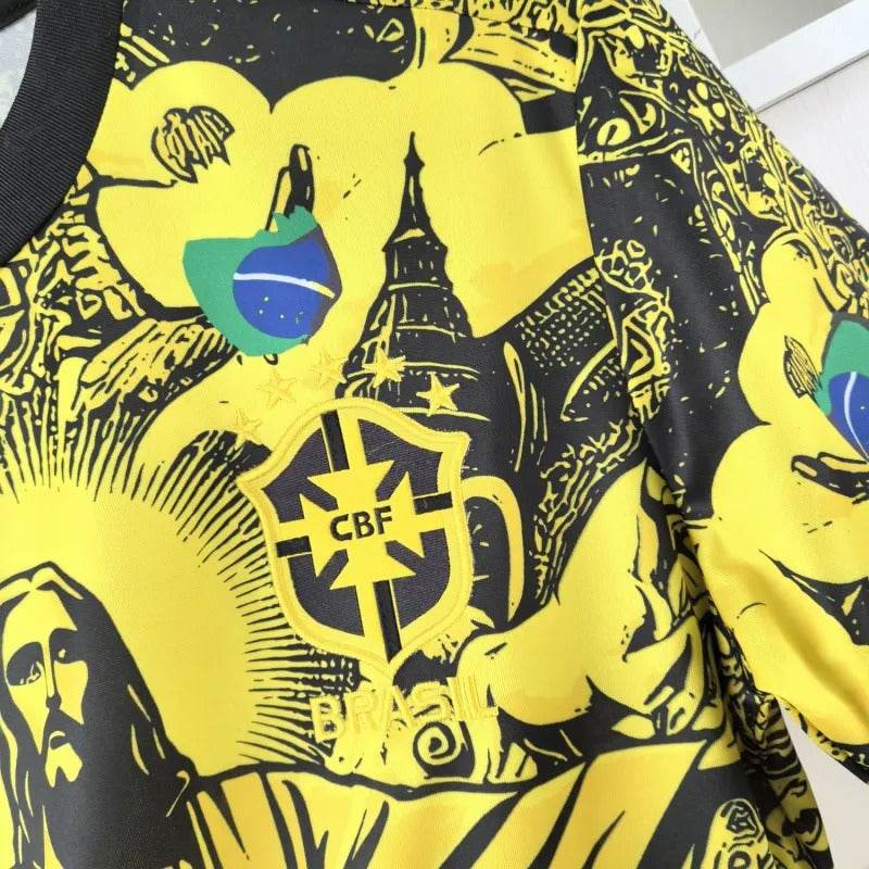 2024-25 Brazil Special Black Soccer Jersey - ZHÓRN