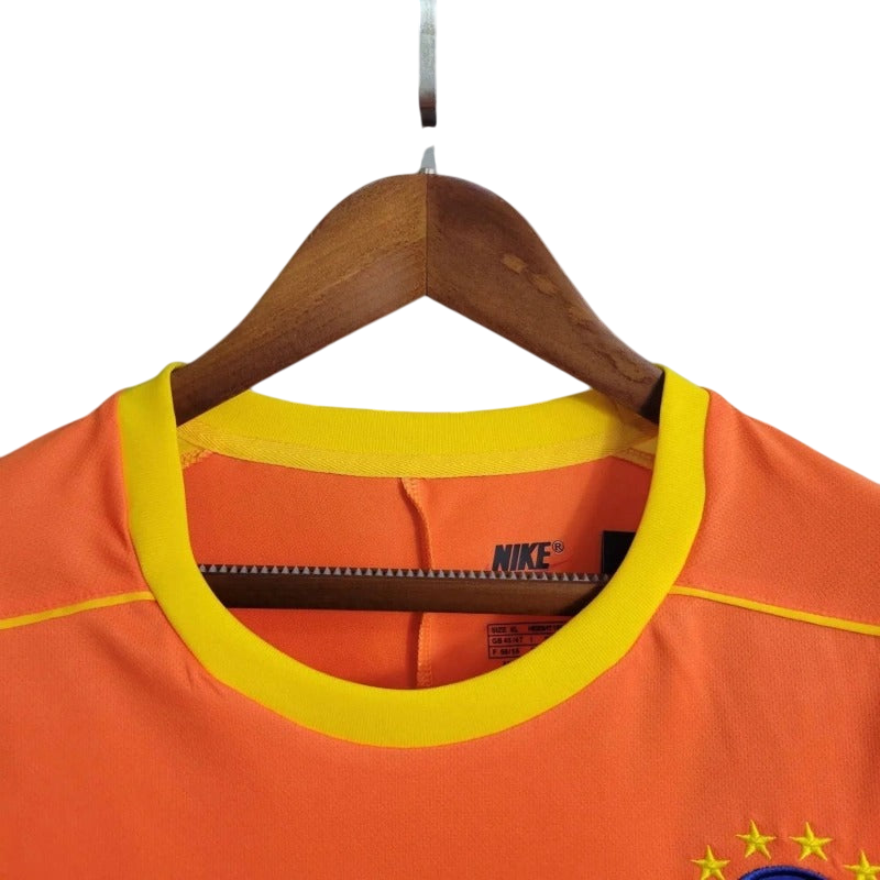 Brazil 1998/2000 Goalkeeper Retro Long Sleeve Jersey