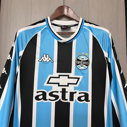 Retro Long-sleeved Grêmio 2000 Home Jersey