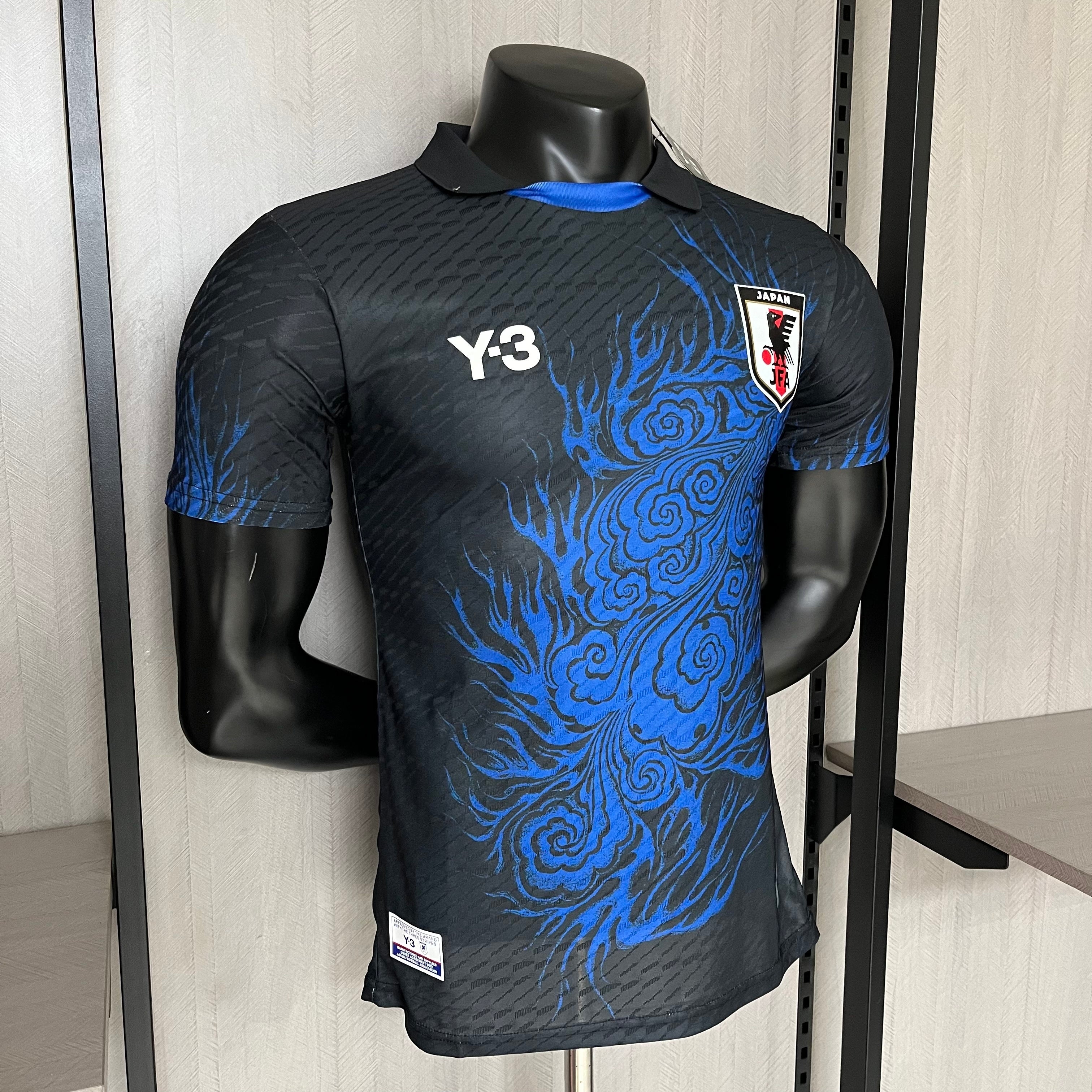 Player Edition 2024/25 Japan Y3 Special Edition Jersey Black and Blue
