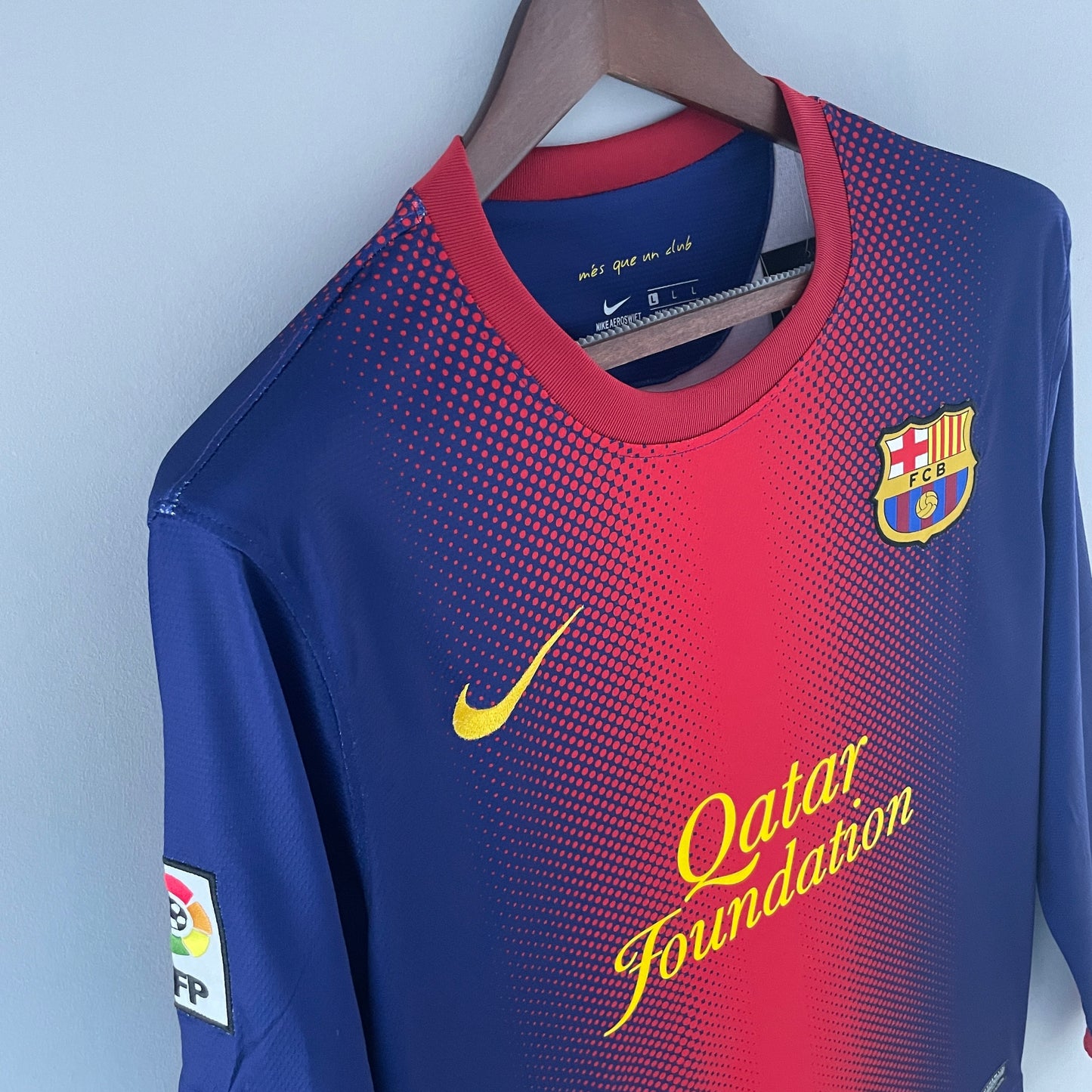 Retro Long Sleeve Barcelona 12/13 Home