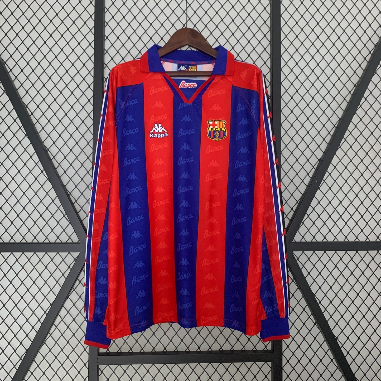 Retro Long Sleeve Barcelona 96/97 Home
