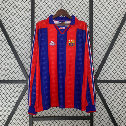 Retro Long Sleeve Barcelona 96/97 Home