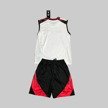 Kids 2025 26 Flamengo Away Vest Jersey