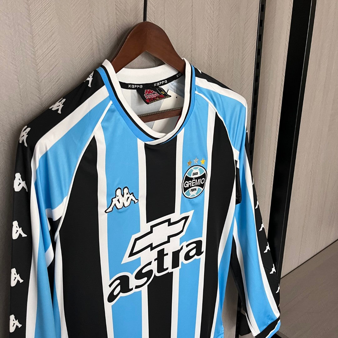 Retro Long-sleeved Grêmio 2000 Home Jersey