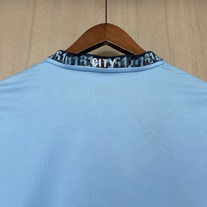 Kids 2024 25 Manchester City Home Jersey