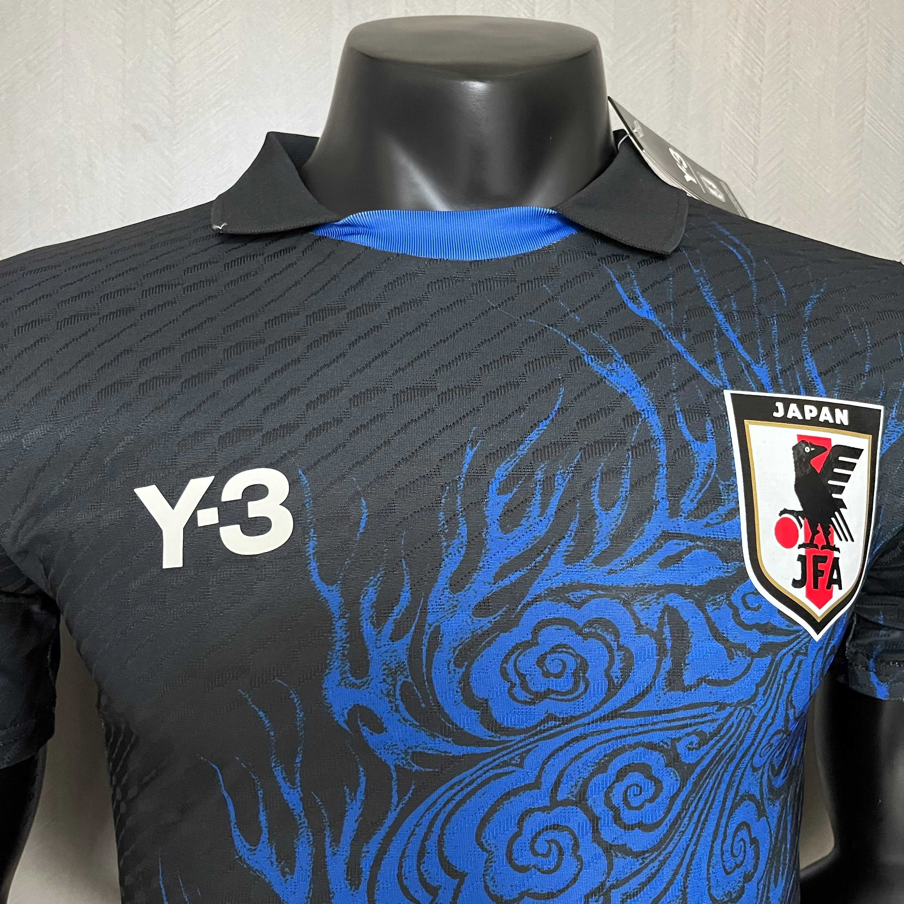 Player Edition 2024/25 Japan Y3 Special Edition Jersey Black and Blue