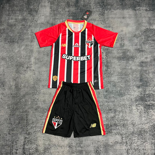 Kids 2025 26 São Paulo Away Jersey