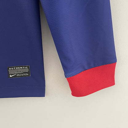 Retro Long Sleeve Barcelona 12/13 Home