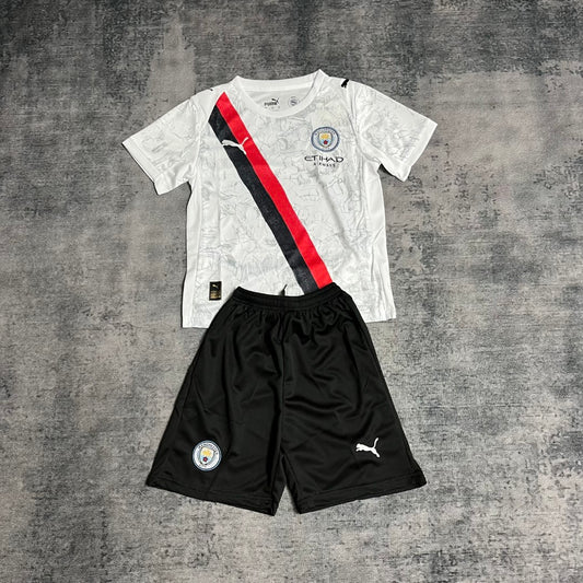 Children’s Clothing 2025 26 Manchester City Away Jersey