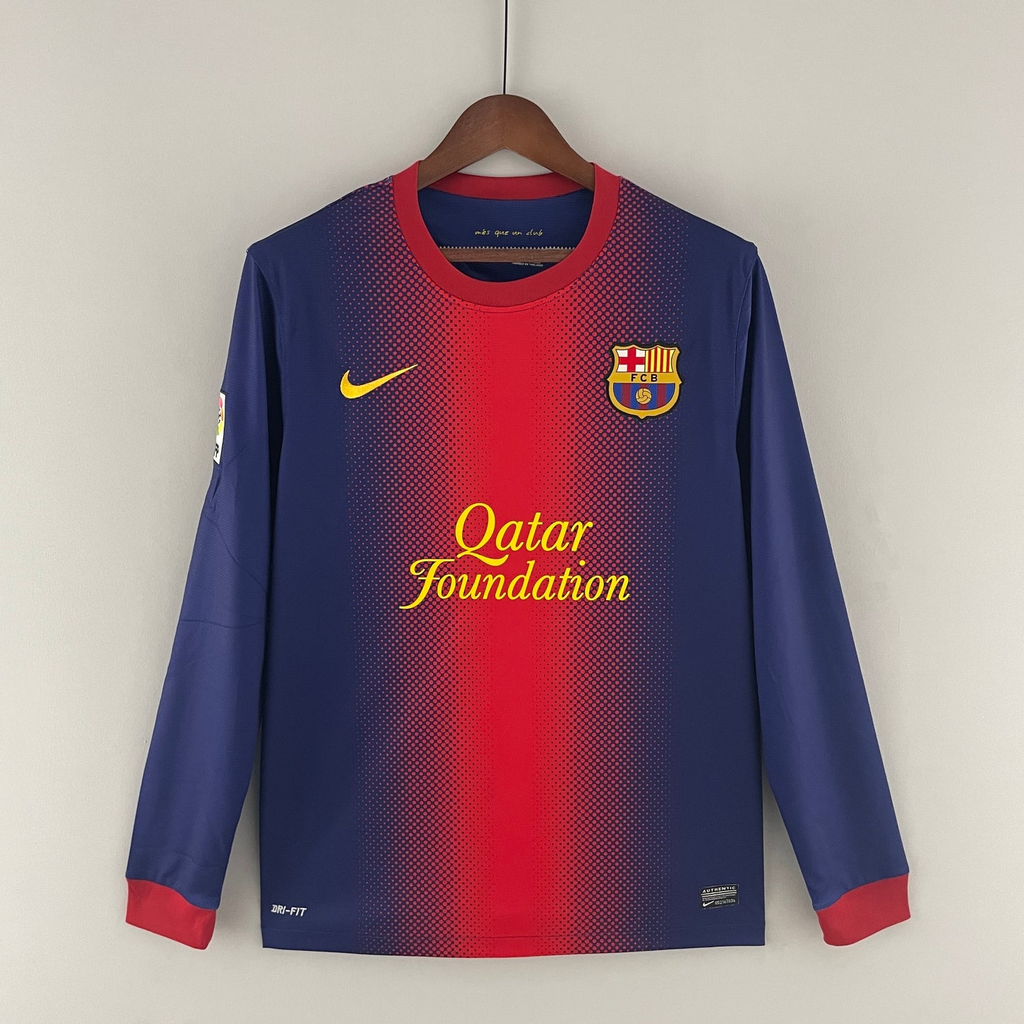 Retro Long Sleeve Barcelona 12/13 Home