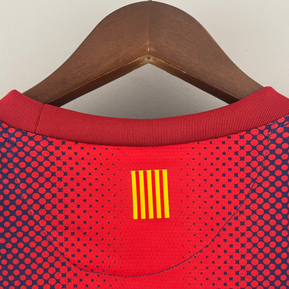 Retro Long Sleeve Barcelona 12/13 Home