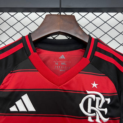 25/26 Kids Flamengo Home Long Sleeve