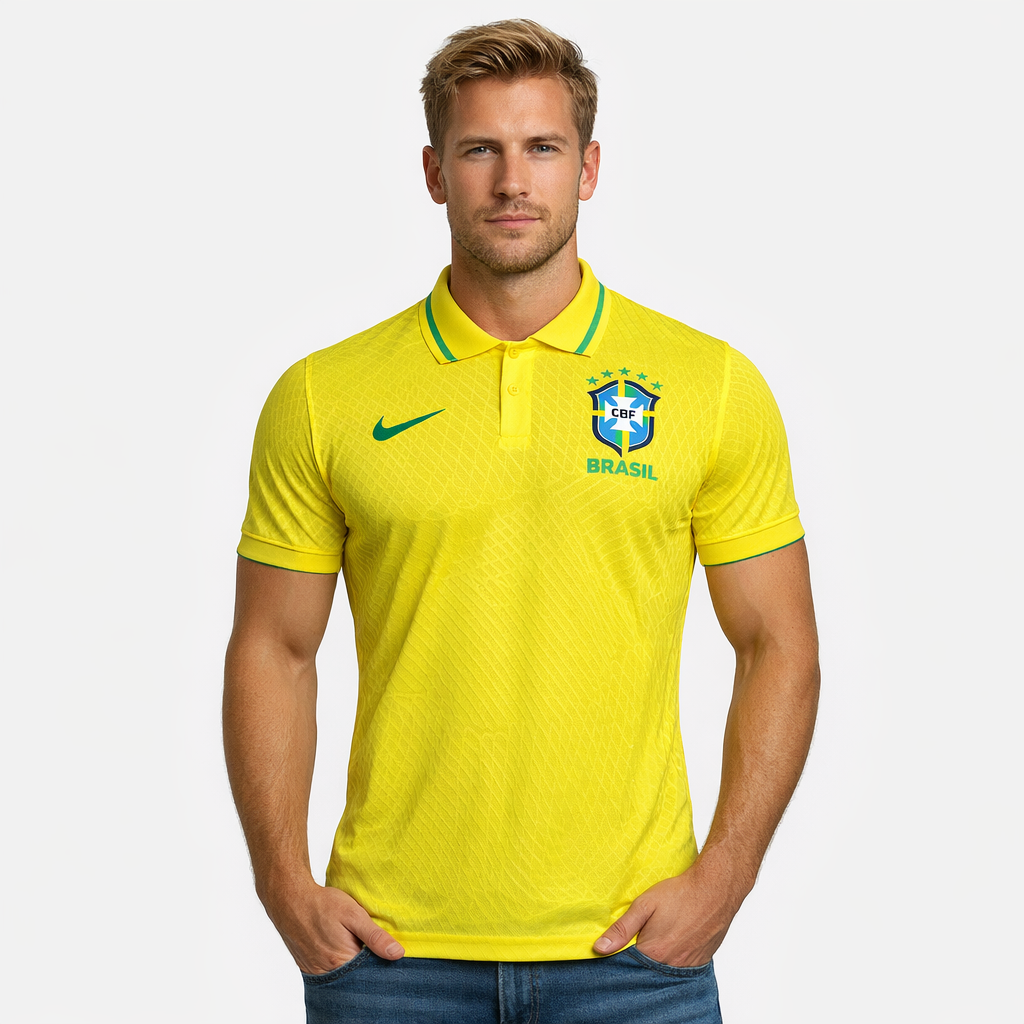 Player Version Brazil 2025 Team Polo Yellow