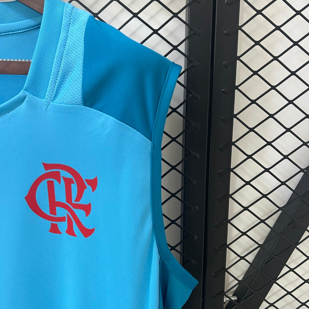 25 26 Vest Flamengo Training Suit Blue