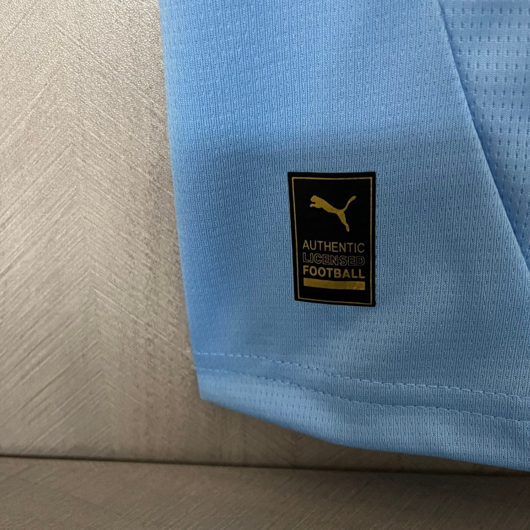 Kids 2024 25 Manchester City Home Jersey