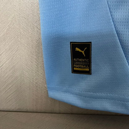 Kids 2024 25 Manchester City Home Jersey