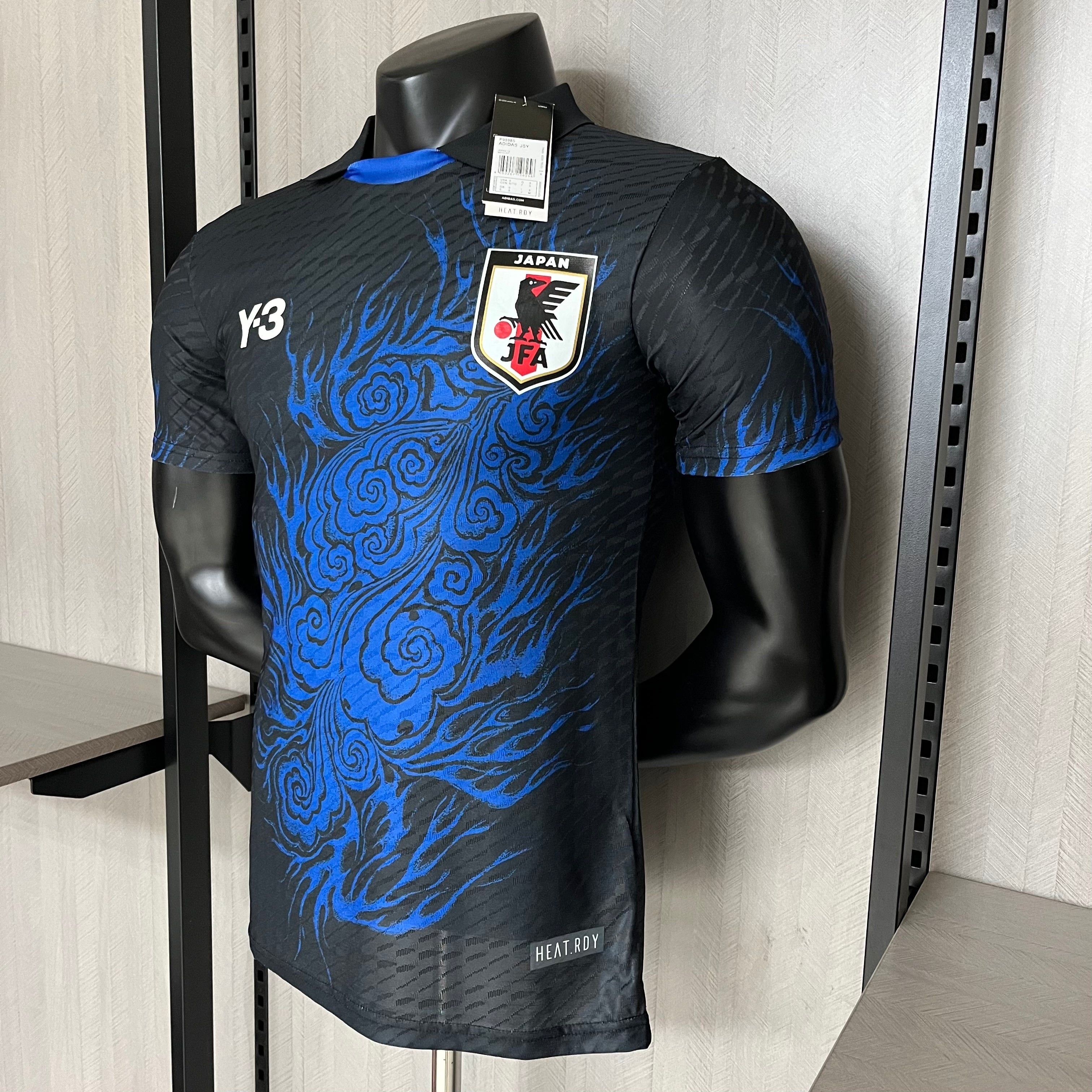 Player Edition 2024/25 Japan Y3 Special Edition Jersey Black and Blue