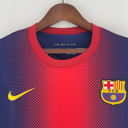 Retro Long Sleeve Barcelona 12/13 Home