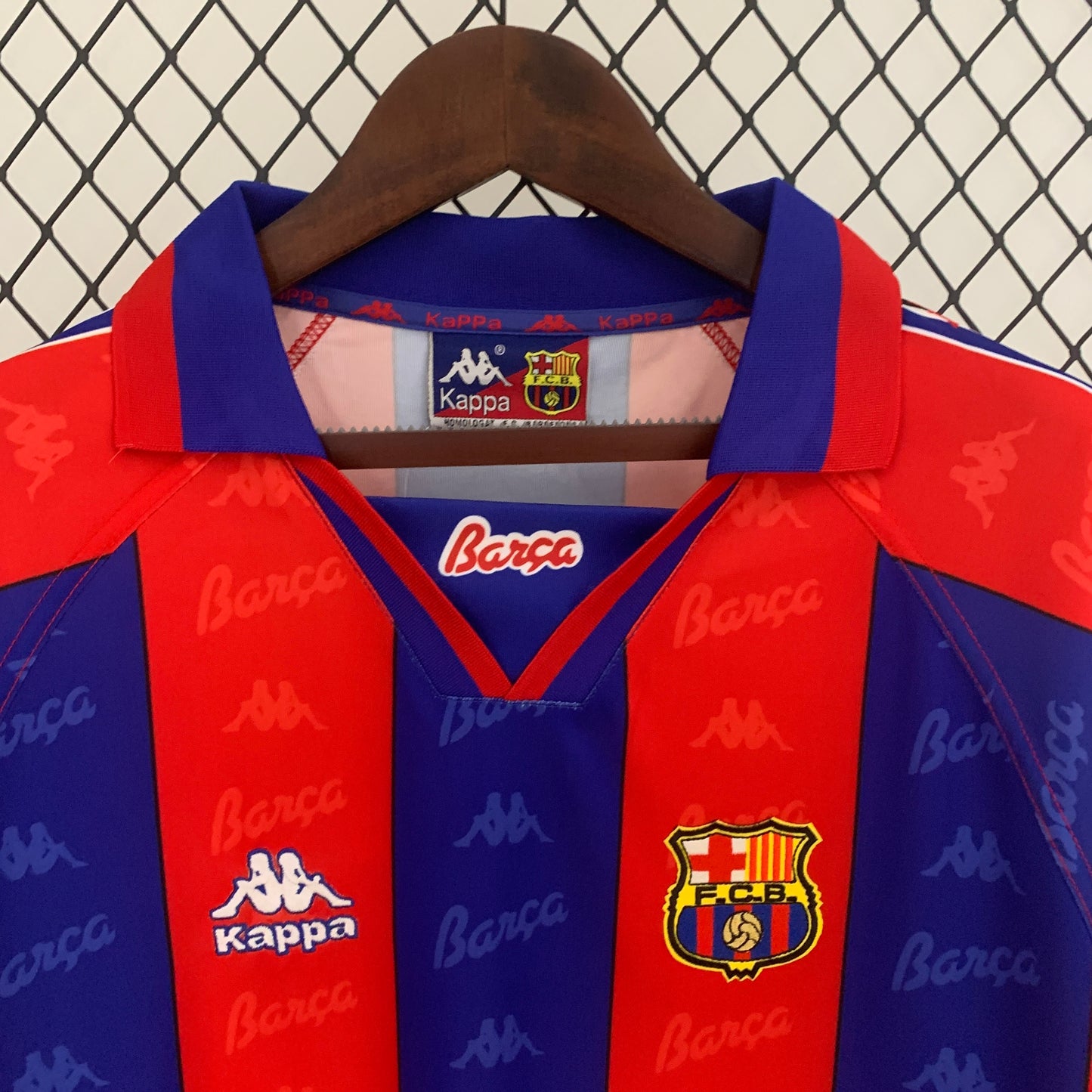 Retro Long Sleeve Barcelona 96/97 Home