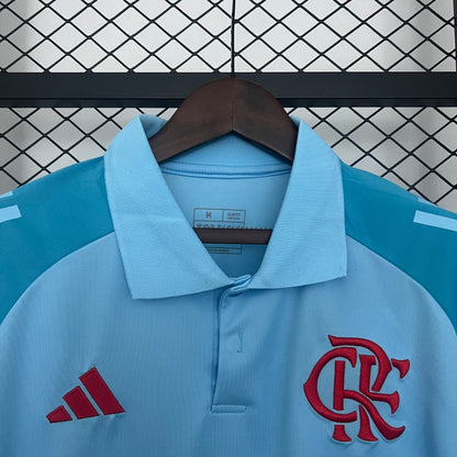 25 26 Polo Flamengo Training Suit Blue