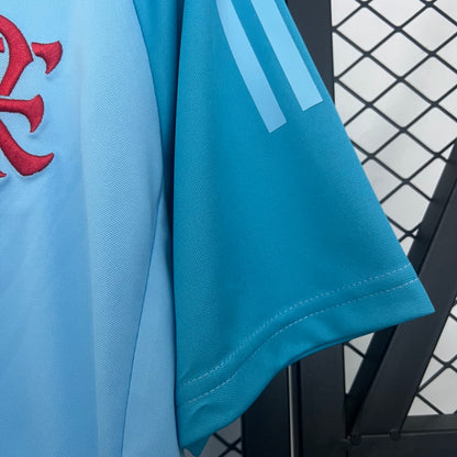25 26 Polo Flamengo Training Suit Blue