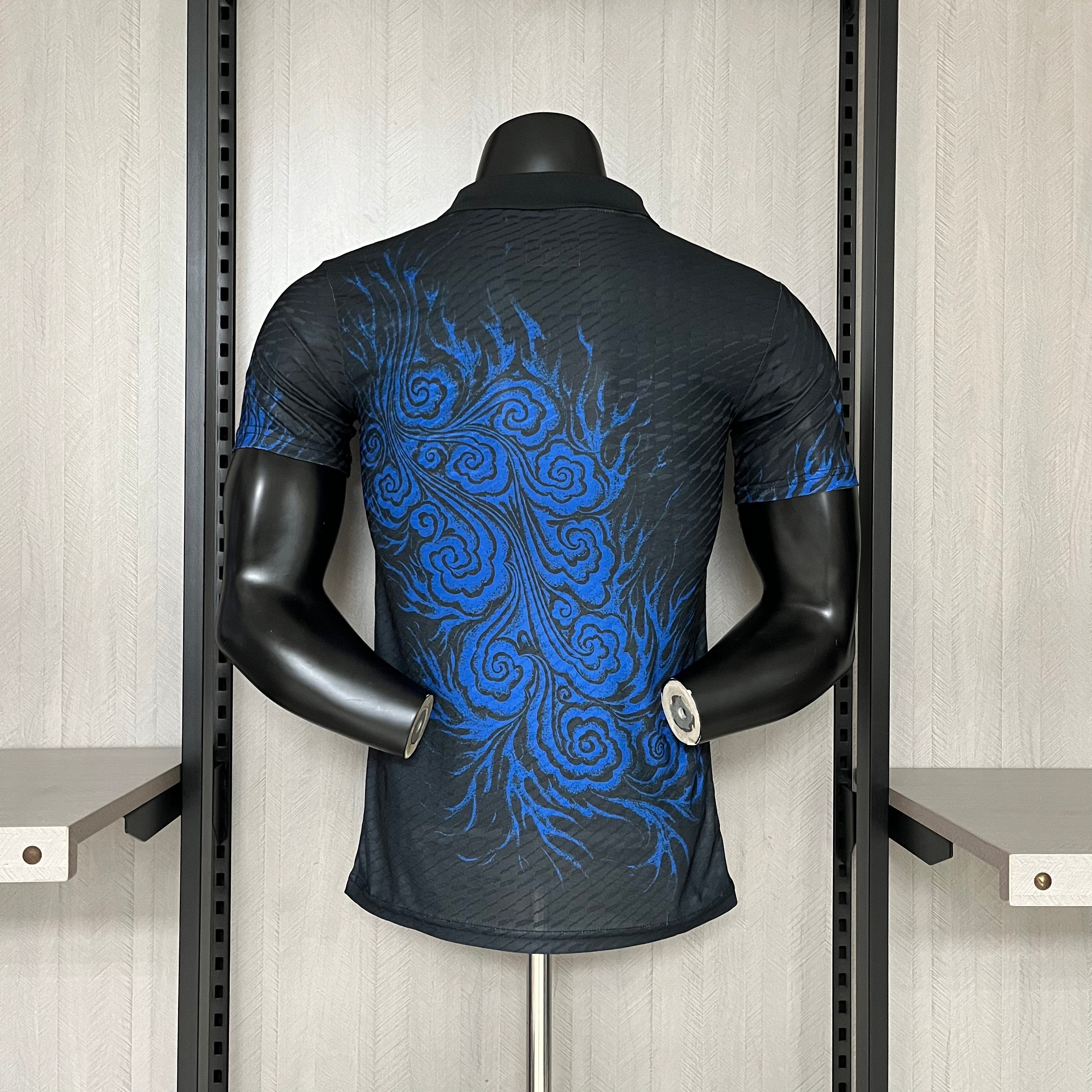 Player Edition 2024/25 Japan Y3 Special Edition Jersey Black and Blue