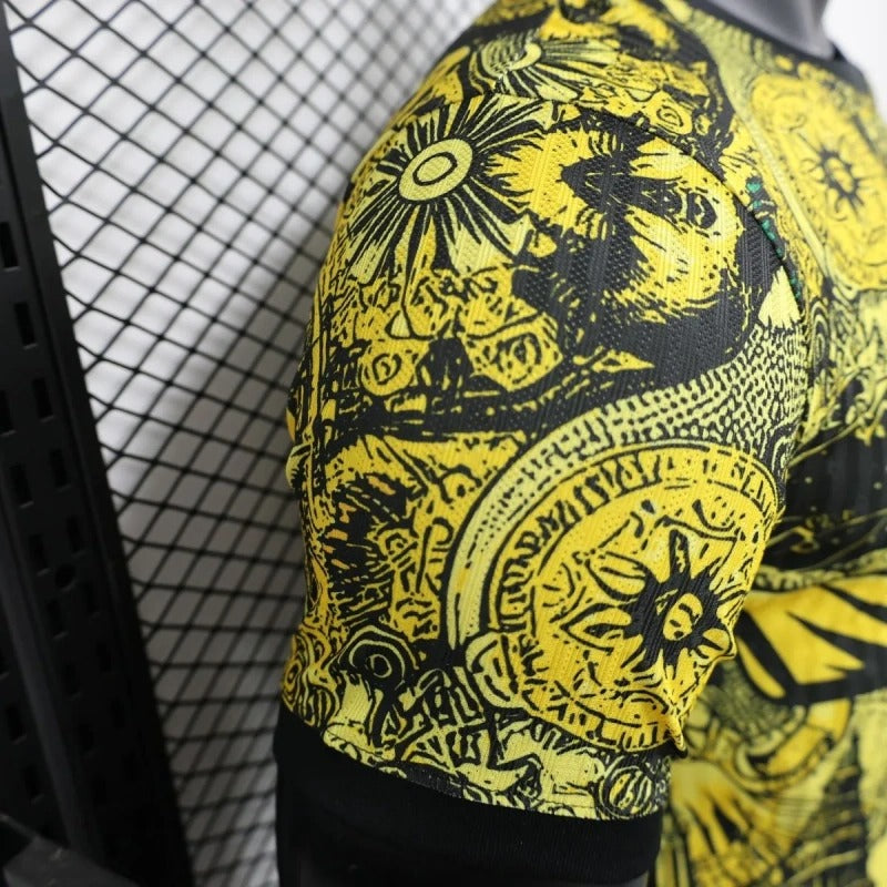 Player Version Brazil 2024 Special Authentic Jersey Christ the Redeemer Yellow