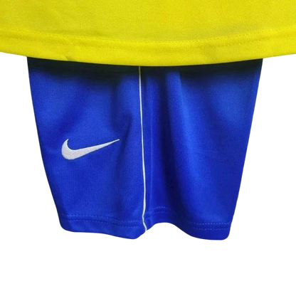 Kids Brazil 2002/2004 Home Retro Jersey and Short Kit - ZHÓRN