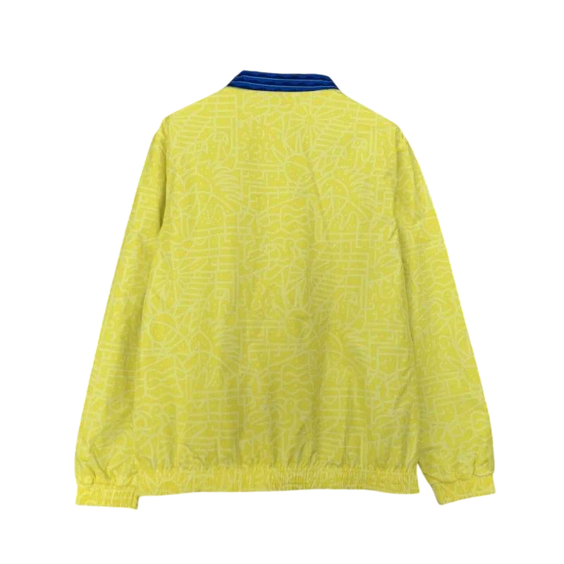 Brazil 23/24 Windbreaker Jacket - Reversible (Yellow and Blue) - ZHÓRN
