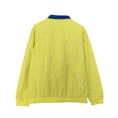 Brazil 23/24 Windbreaker Jacket - Reversible (Yellow and Blue) - ZHÓRN