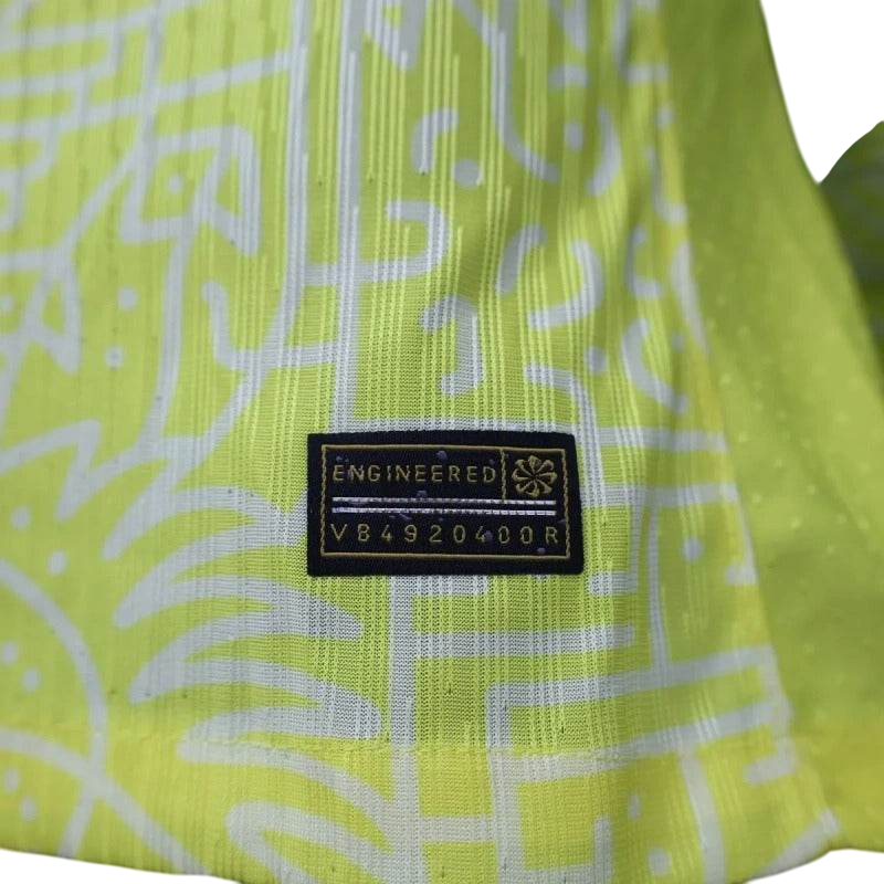 Player Version Brazil 2024 Copa Home Authentic Long Sleeve Jersey - ZHÓRN