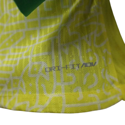 Player Version Brazil 2024 Copa Home Authentic Long Sleeve Jersey - ZHÓRN