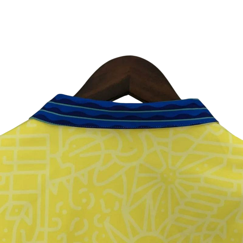 Brazil 23/24 Windbreaker Jacket - Reversible (Yellow and Blue) - ZHÓRN