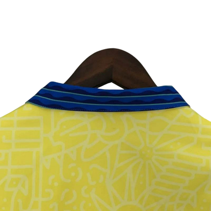 Brazil 23/24 Windbreaker Jacket - Reversible (Yellow and Blue) - ZHÓRN
