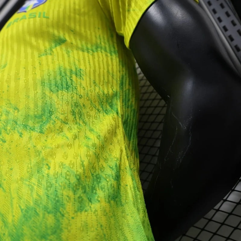 Player Version Brazil 2024 Special Authentic Jersey Yellow & Green