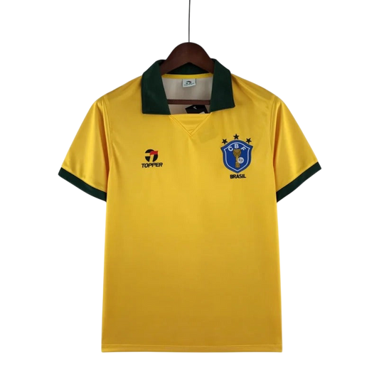Brazil 1988/1991 Home Retro Jersey