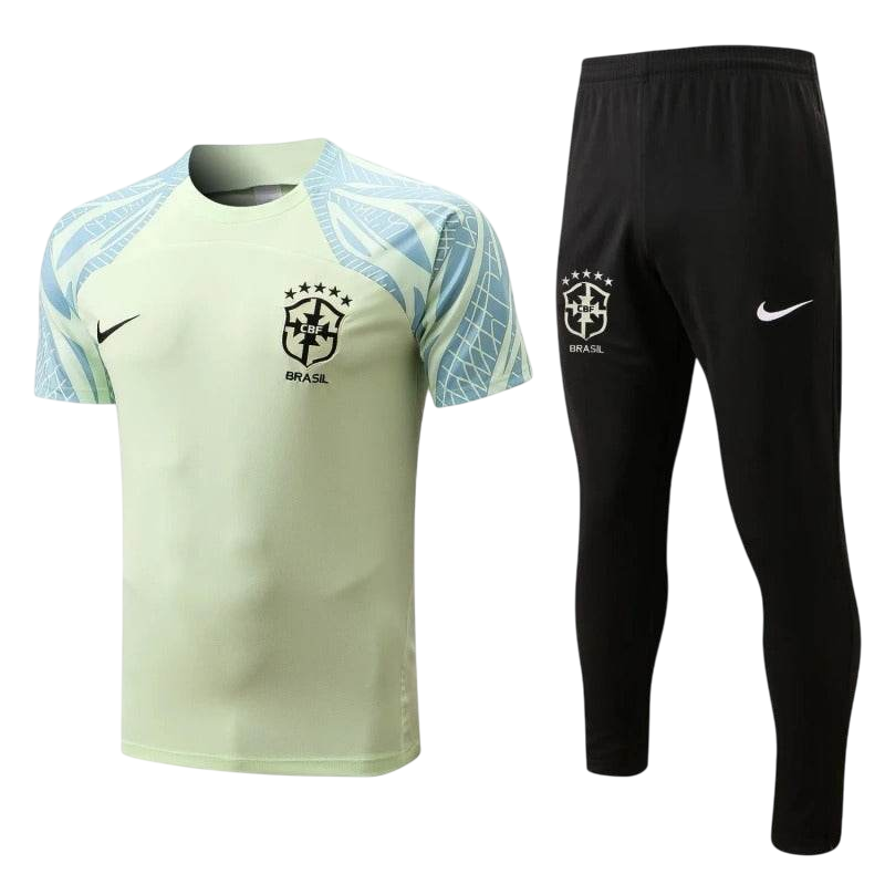 Kids Brazil 22/23 Training Shirt and Pants Set E673 - ZHÓRN
